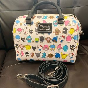 Hello Kitty Sanrio Squad Loungefly Duffel Purse